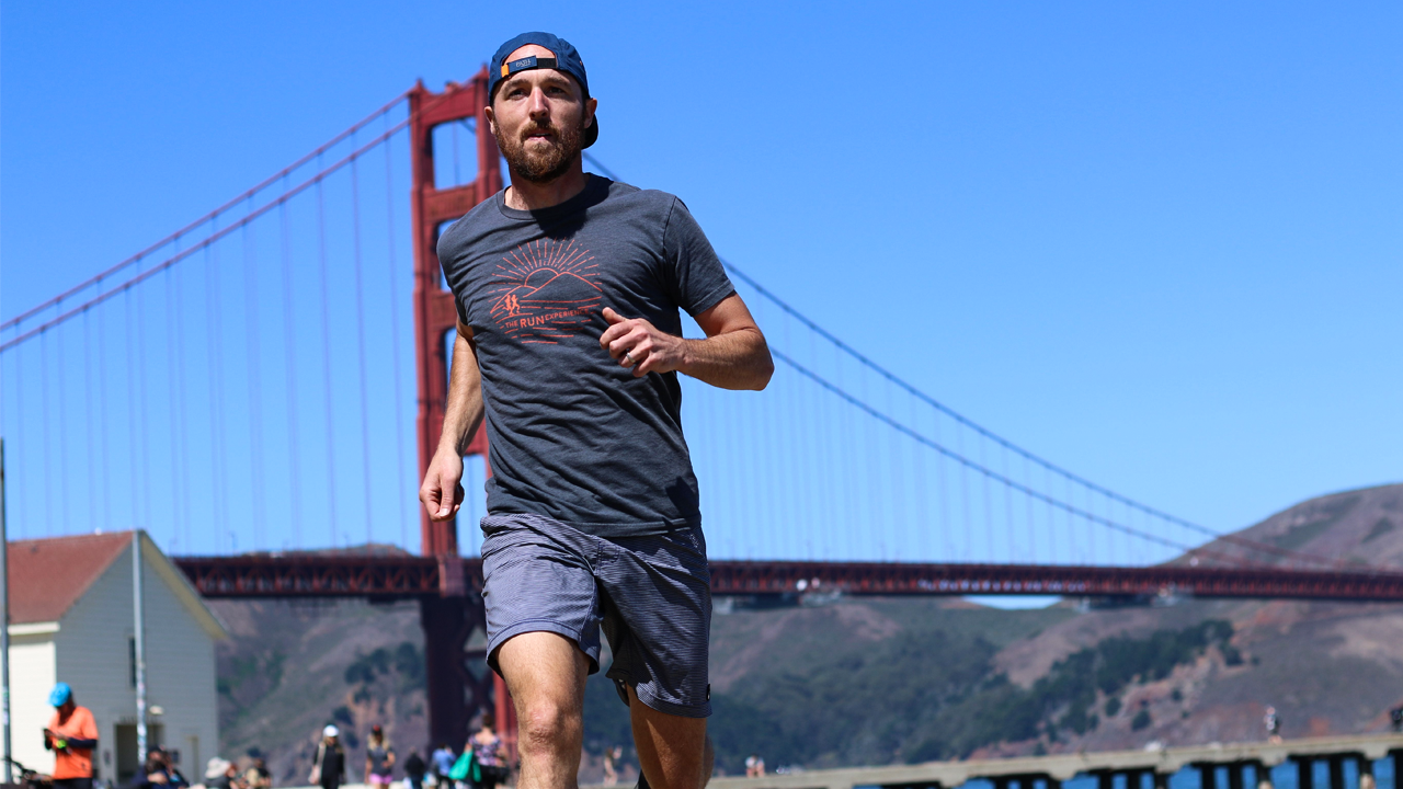 man running