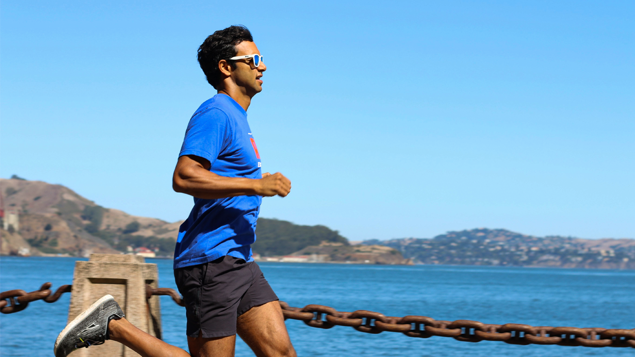 man running
