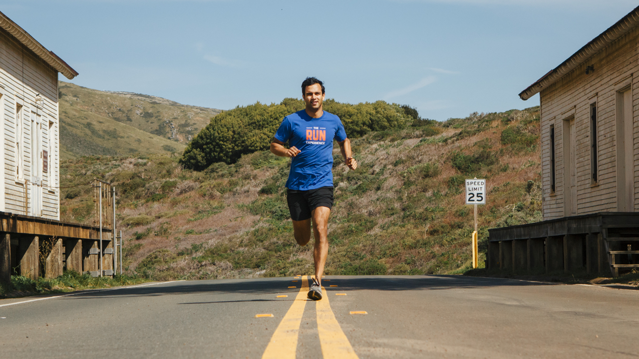 Coach Craig running