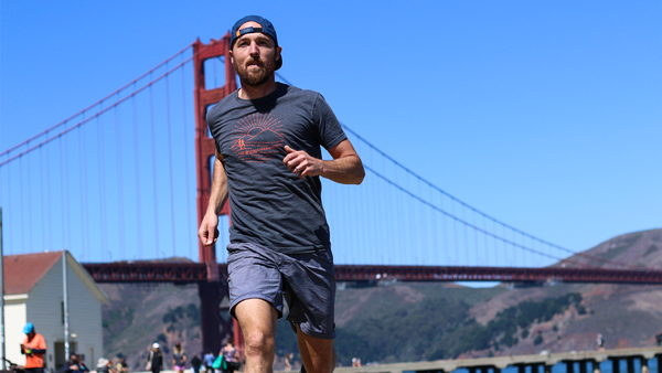 man running